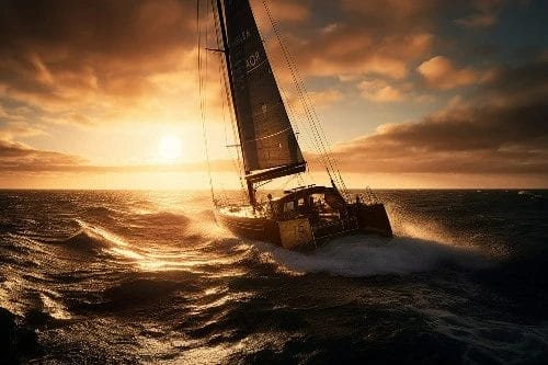 Fast sail boat